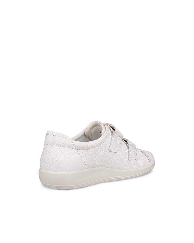 ECCO Soft 2.0 Damen Ledersneaker - Weiß