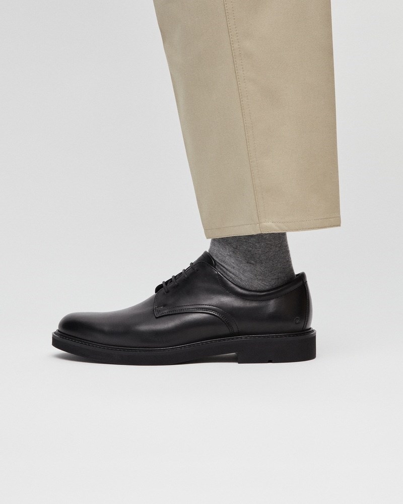 ECCO Metropole London Herren Derbyschuhe aus Leder - Schwarz