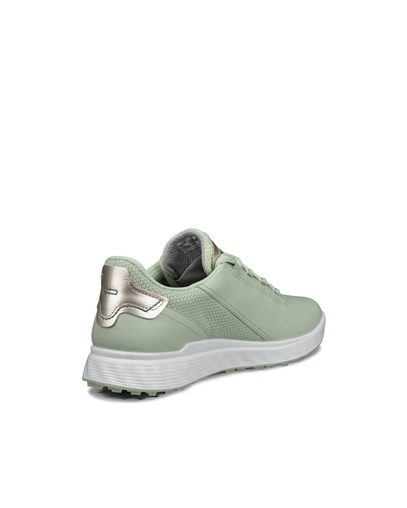 ECCO Golf S-Casual Damen Wasserdichte Golfschuh aus Leder - Grün