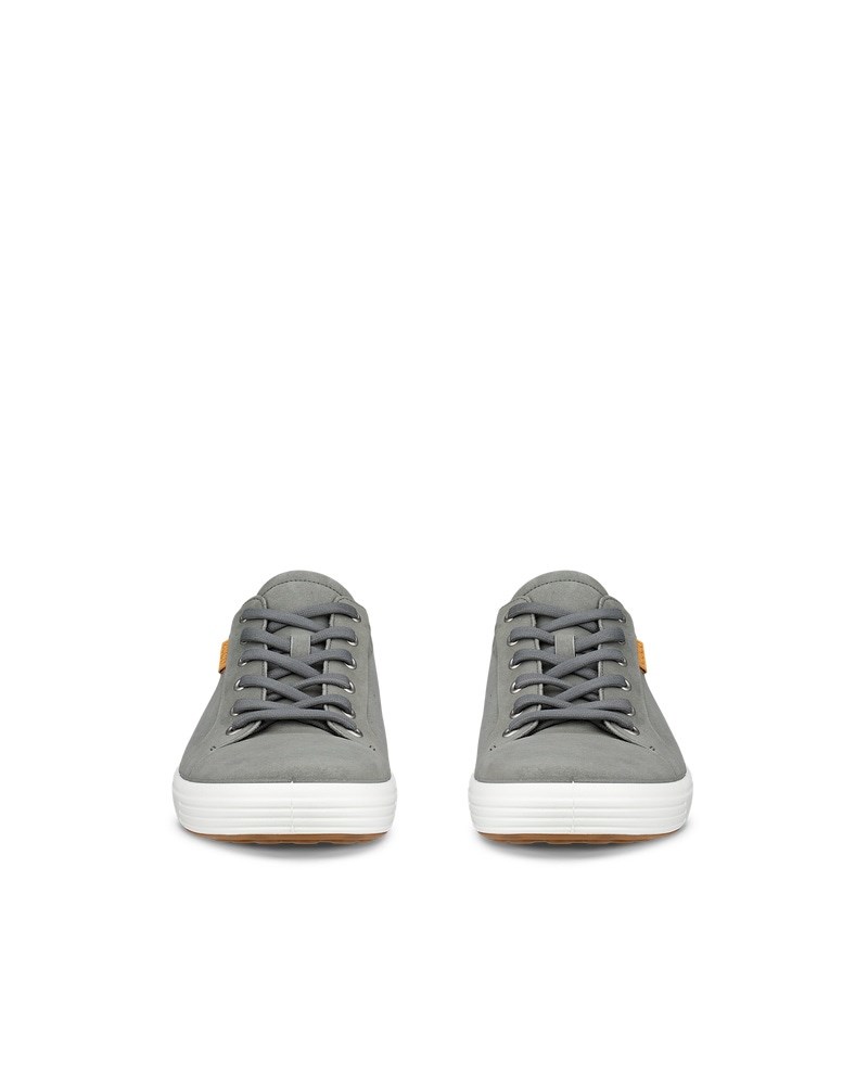 ECCO SOFT 7 Herren Sneaker aus Nubukleder - Grau