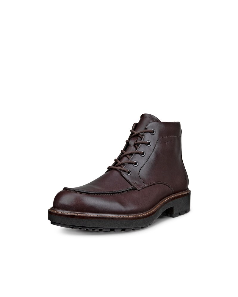 ECCO METROPOLE OSLO Herren Halbhoher Stiefel aus Leder mit Gore-Tex - Braun
