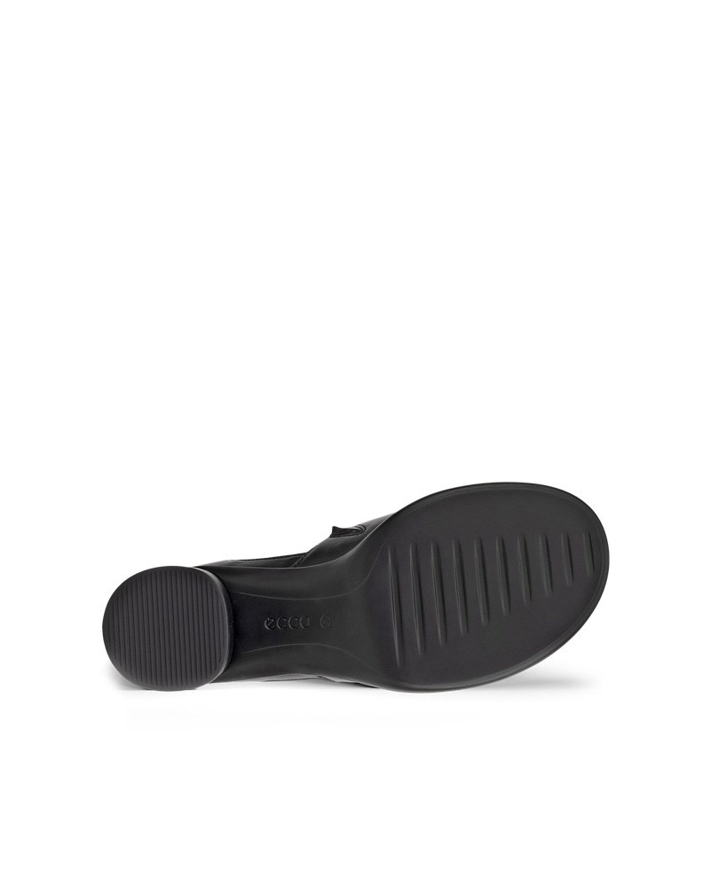 ECCO Sculpted Sandal LX 55 Damen Ledersandale mit Absatz - Schwarz