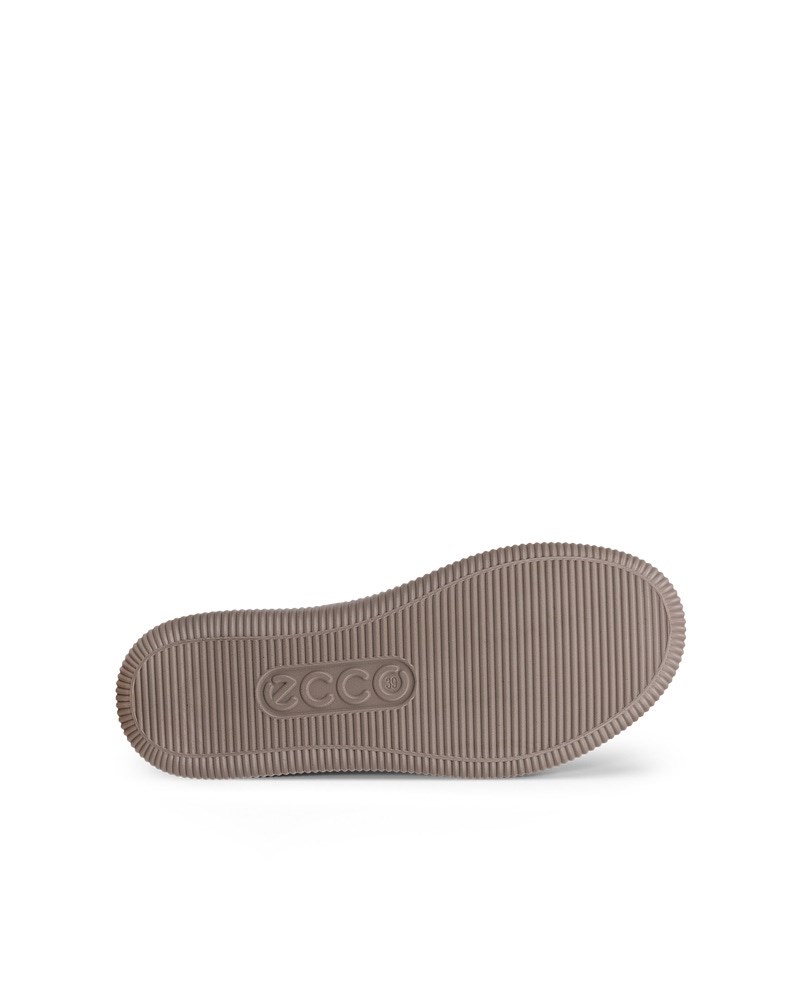ECCO SOFT ZERO Damen Wasserdichte Nubuklederschuh - Grau