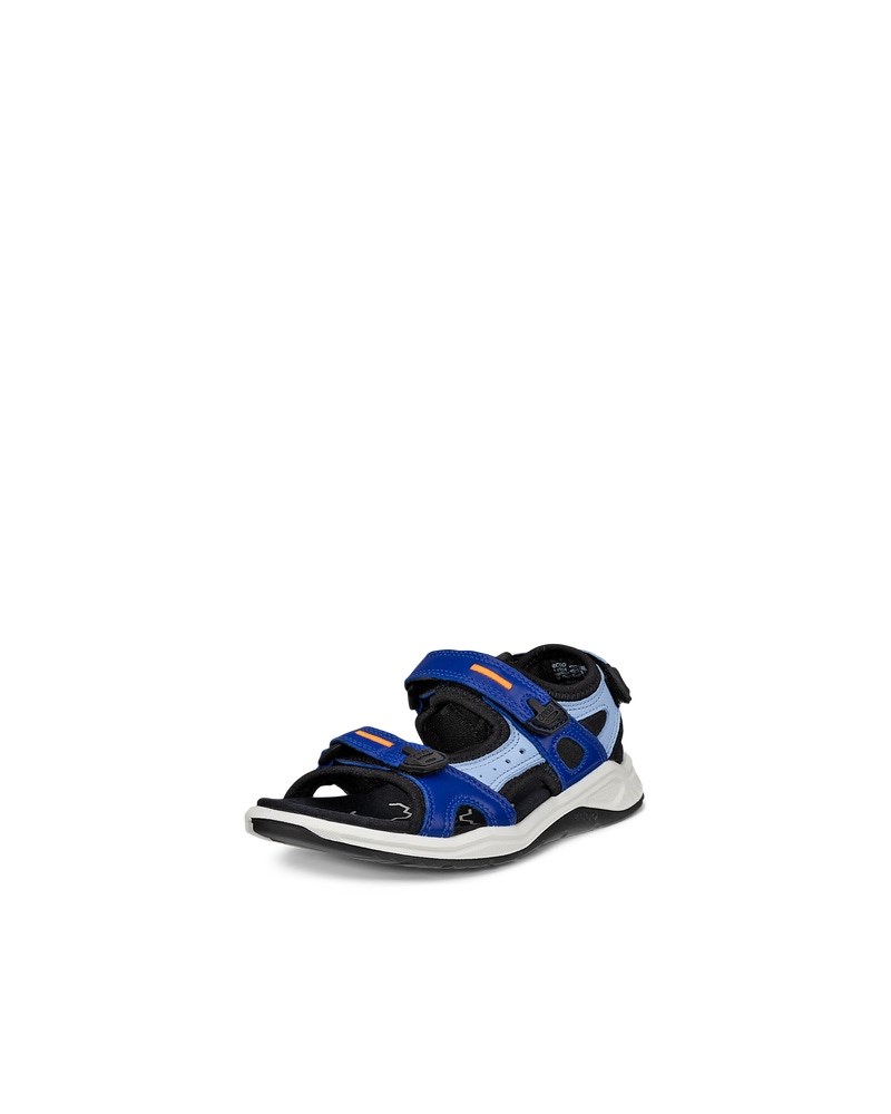 ECCO X-Trinsic Kinder Trekkingsandale aus Leder - Blau