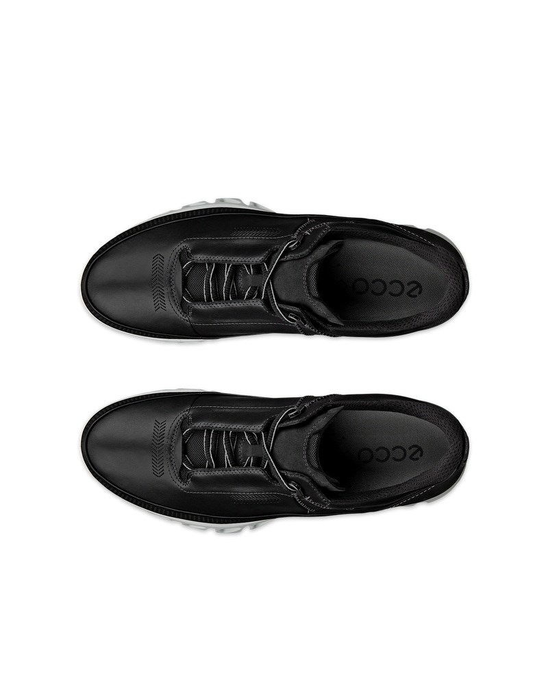 ECCO Multi-Vent Herren Lederschuh mit Gore-Tex - Schwarz