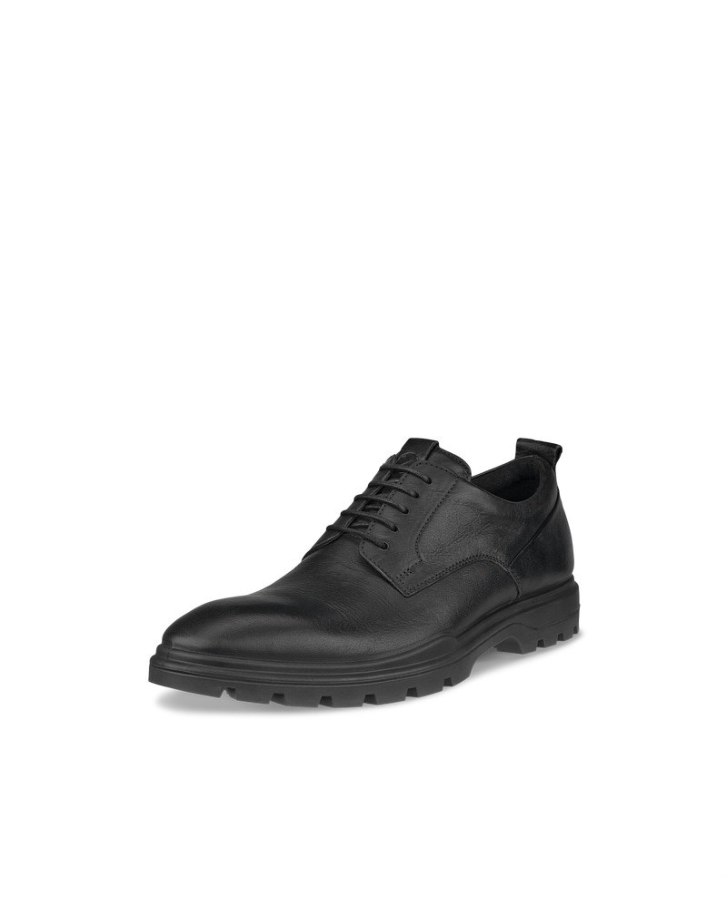 ECCO Citytray Avant Herren Derbyschuhe aus Leder - Schwarz