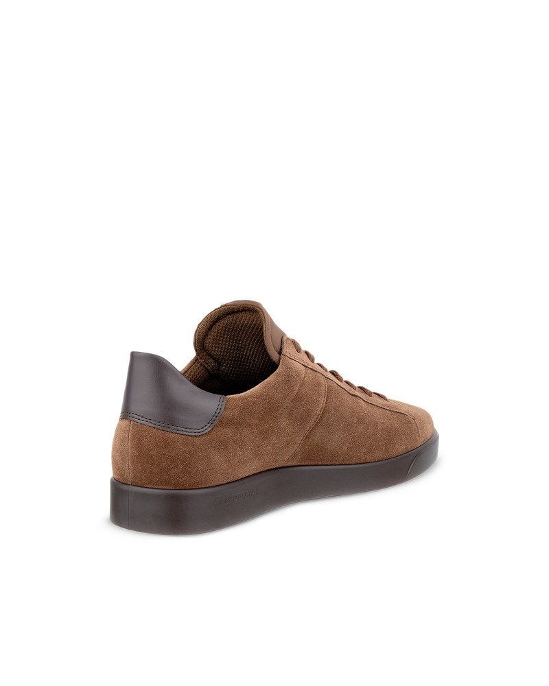 ECCO STREET LITE Herren Sneaker aus Veloursleder - Braun