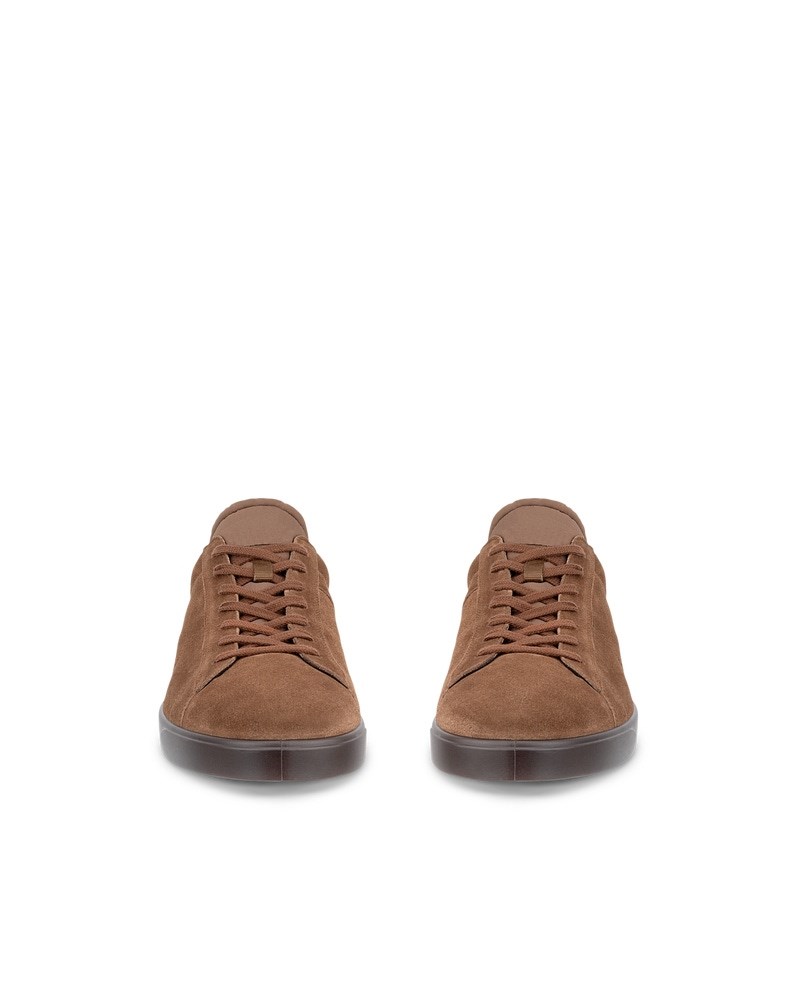 ECCO STREET LITE Herren Sneaker aus Veloursleder - Braun