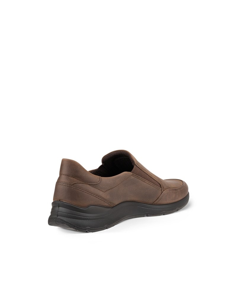 ECCO Irving Herren Nubuk-Slipper - Braun