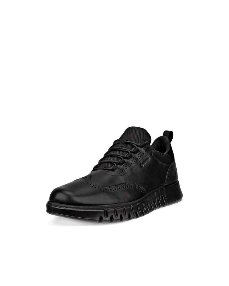 ECCO GRUUV STUDIO Herren Lederslipper mit Gore-Tex - Schwarz