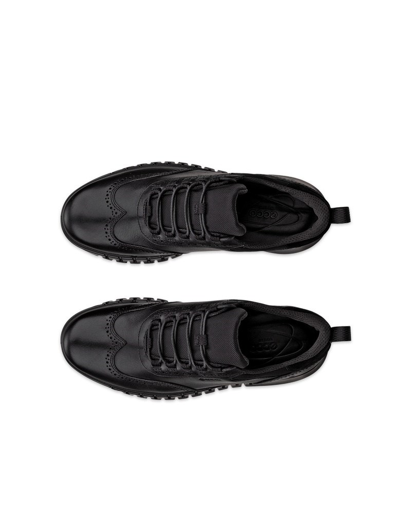 ECCO GRUUV STUDIO Herren Lederslipper mit Gore-Tex - Schwarz