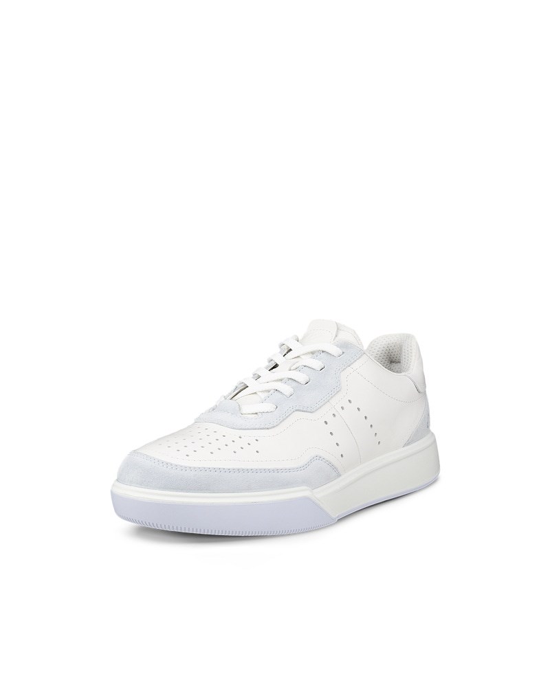 ECCO Street Court Damen Ledersneaker - Weiß
