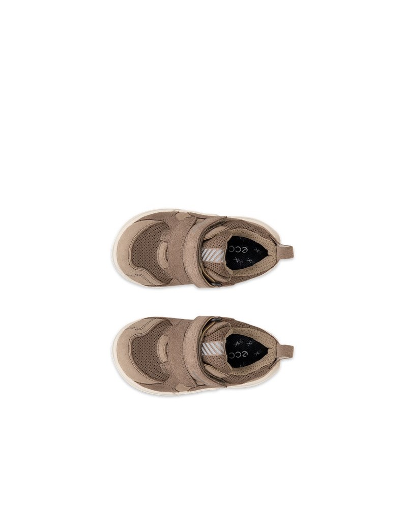 ECCO BIOM 2.2 Kinder Sneaker aus Nubukleder - Braun