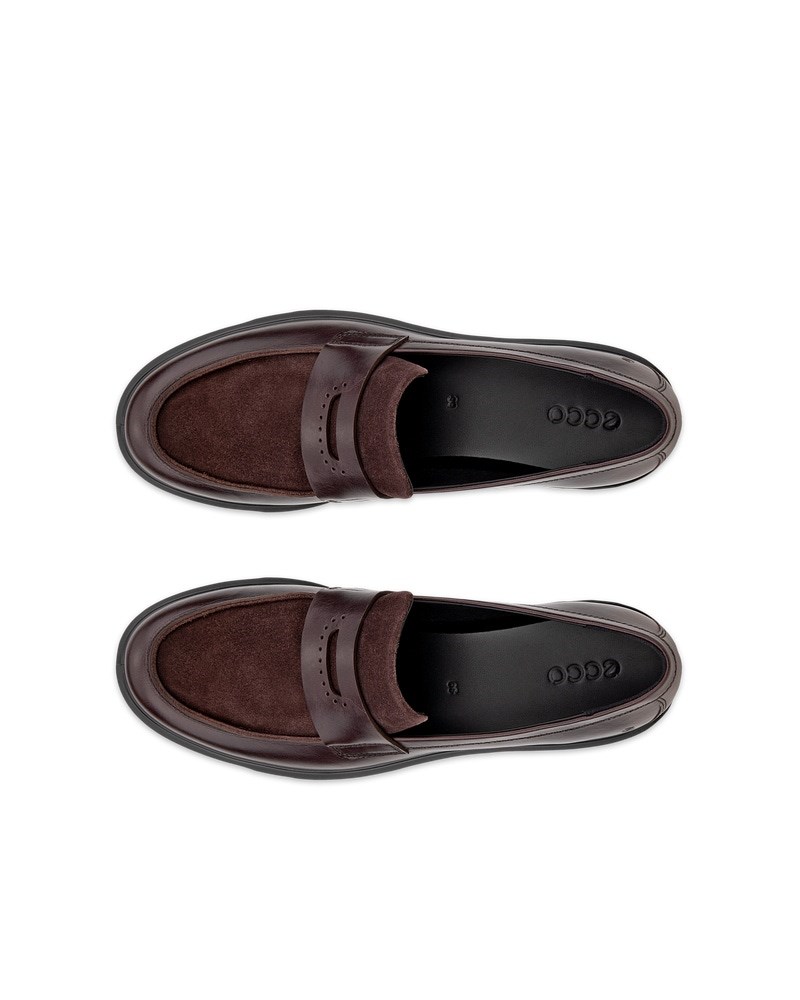 ECCO METROPOLE VIENNA Damen Lederloafer - Braun