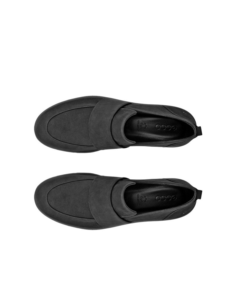 ECCO Bella Damen Nubuk-Loafer - Schwarz