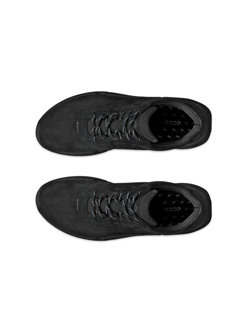 ECCO BIOM 2.2 Herren Sneaker aus Nubukleder - Schwarz
