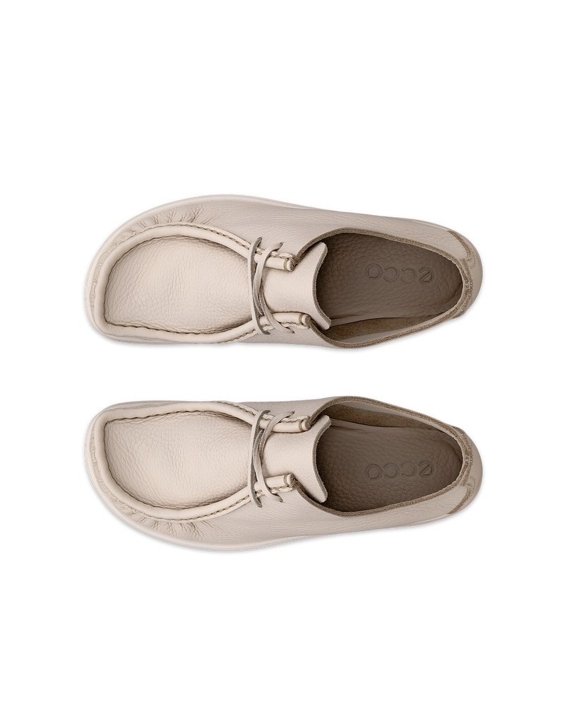 ECCO JOKE Herren Lederschnürschuh - Beige