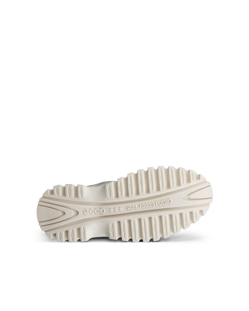 ECCO Street Ace Ral7000 Damen Halbhoher Stiefel aus Leder - Weiß