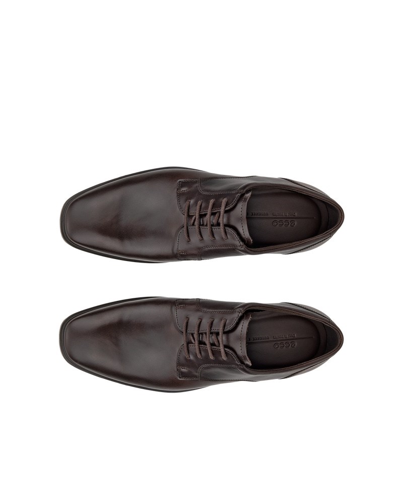 ECCO Metropole Milan Herren Derbyschuhe aus Leder - Braun