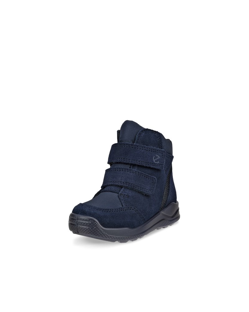 ECCO Urban Mini Kinder Ankle Boot aus Veloursleder mit Gore-Tex - Blau