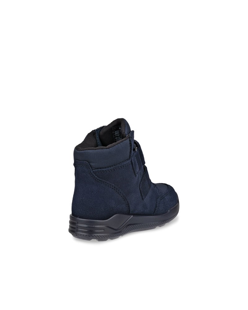 ECCO Urban Mini Kinder Ankle Boot aus Veloursleder mit Gore-Tex - Blau