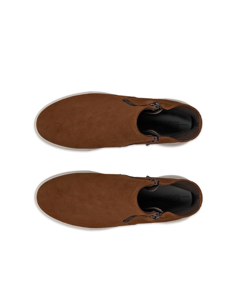 ECCO MOVE Damen Velourslederstiefel - Braun