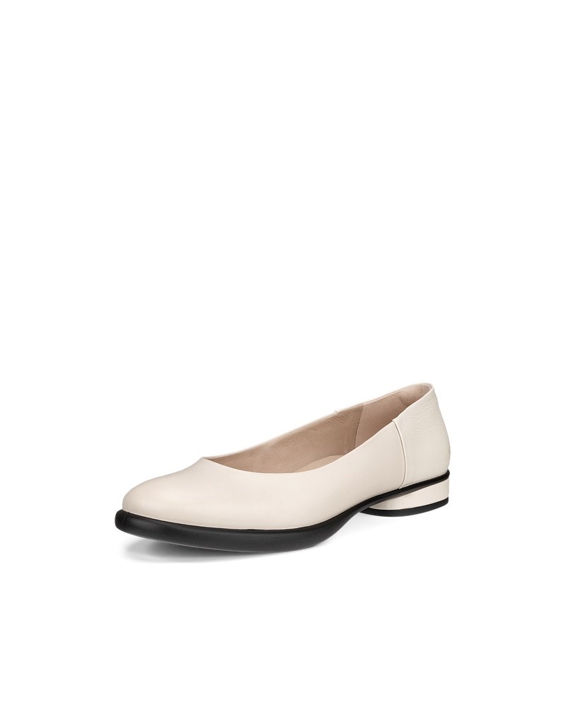 ECCO Sculpted LX Damen Lederballerina - Beige