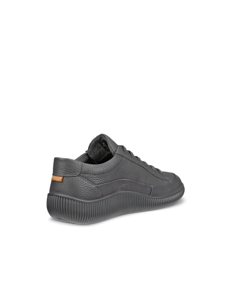 ECCO SOFT ZERO Herren Sneaker aus Nubukleder - Grau