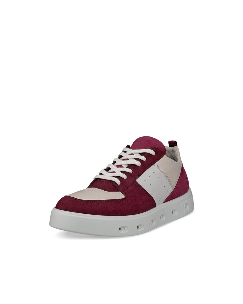 ECCO STREET 720 Damen Ledersneaker mit Gore-Tex - Rot