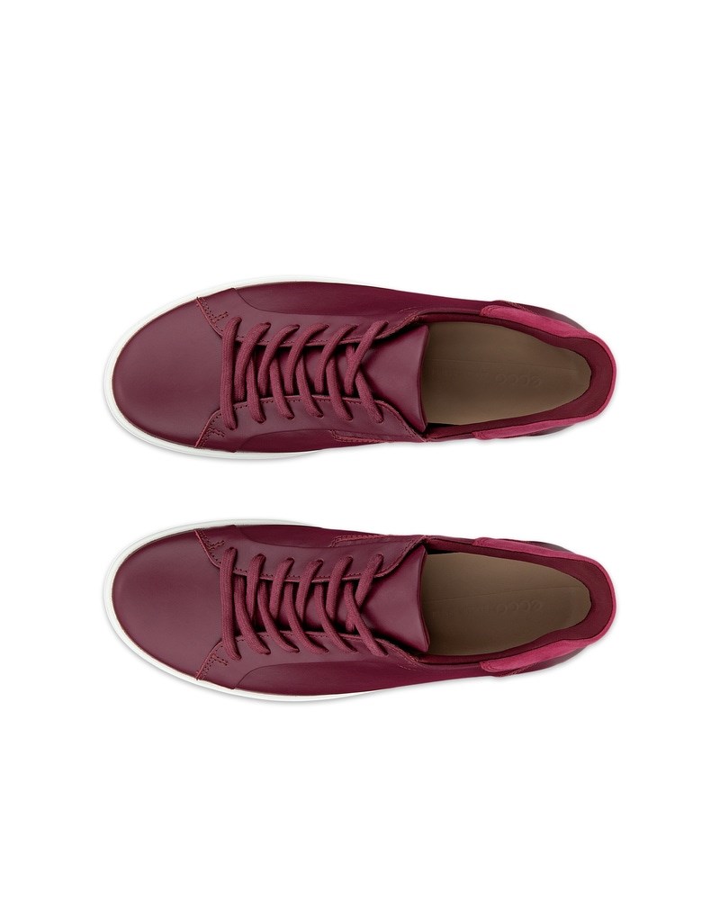 ECCO SOFT 7 Damen Ledersneaker - Rot