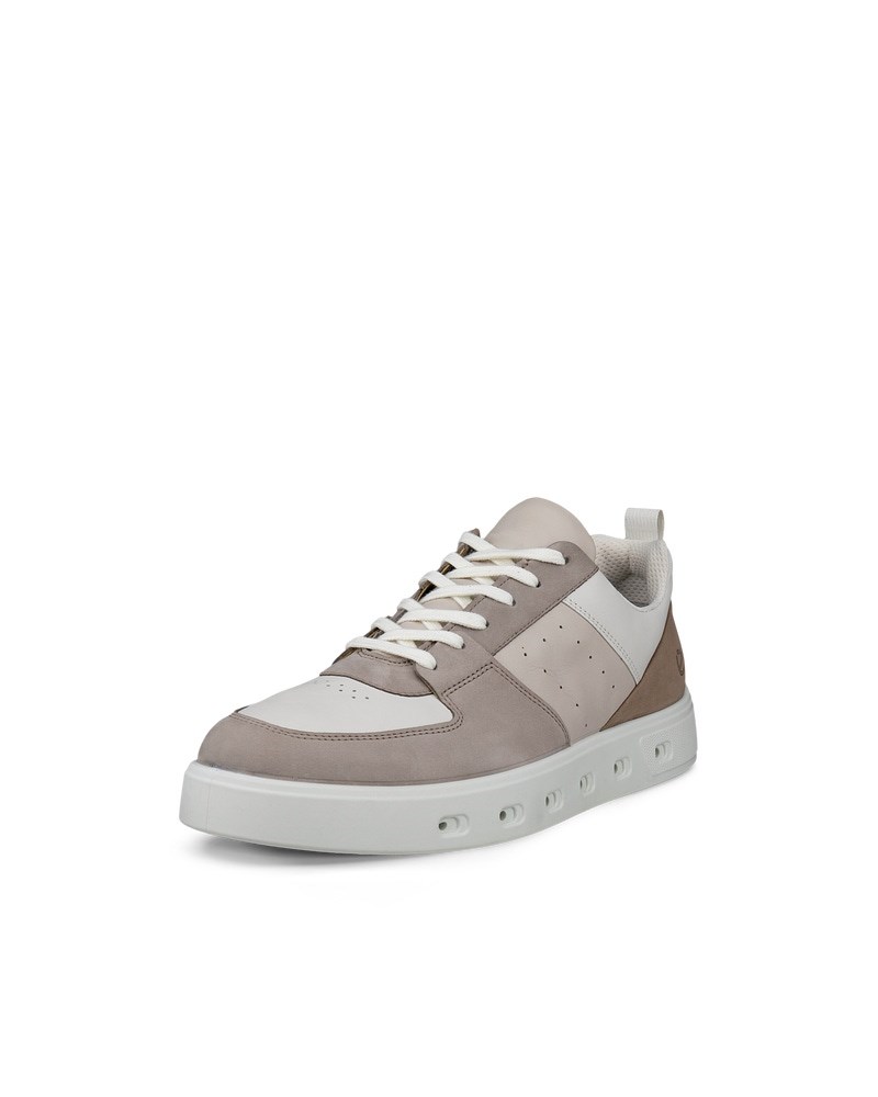 ECCO STREET 720 Herren Sneaker aus Nubukleder mit Gore-Tex - Grau