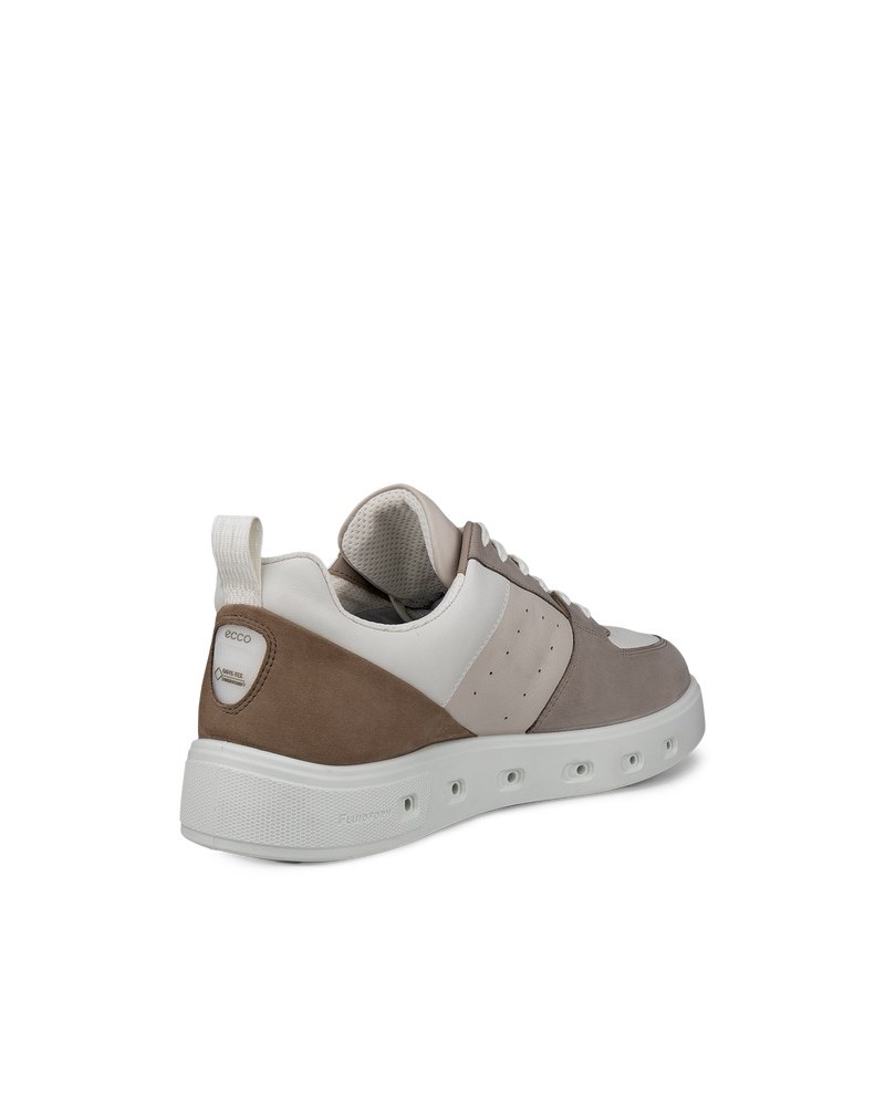 ECCO STREET 720 Herren Sneaker aus Nubukleder mit Gore-Tex - Grau