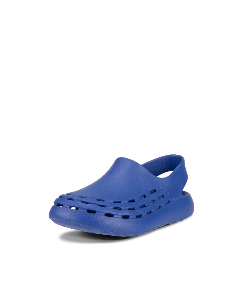 ECCO Cozmo Slide Kinder Pantolette - Blau