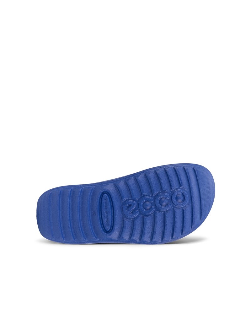 ECCO Cozmo Slide Kinder Pantolette - Blau
