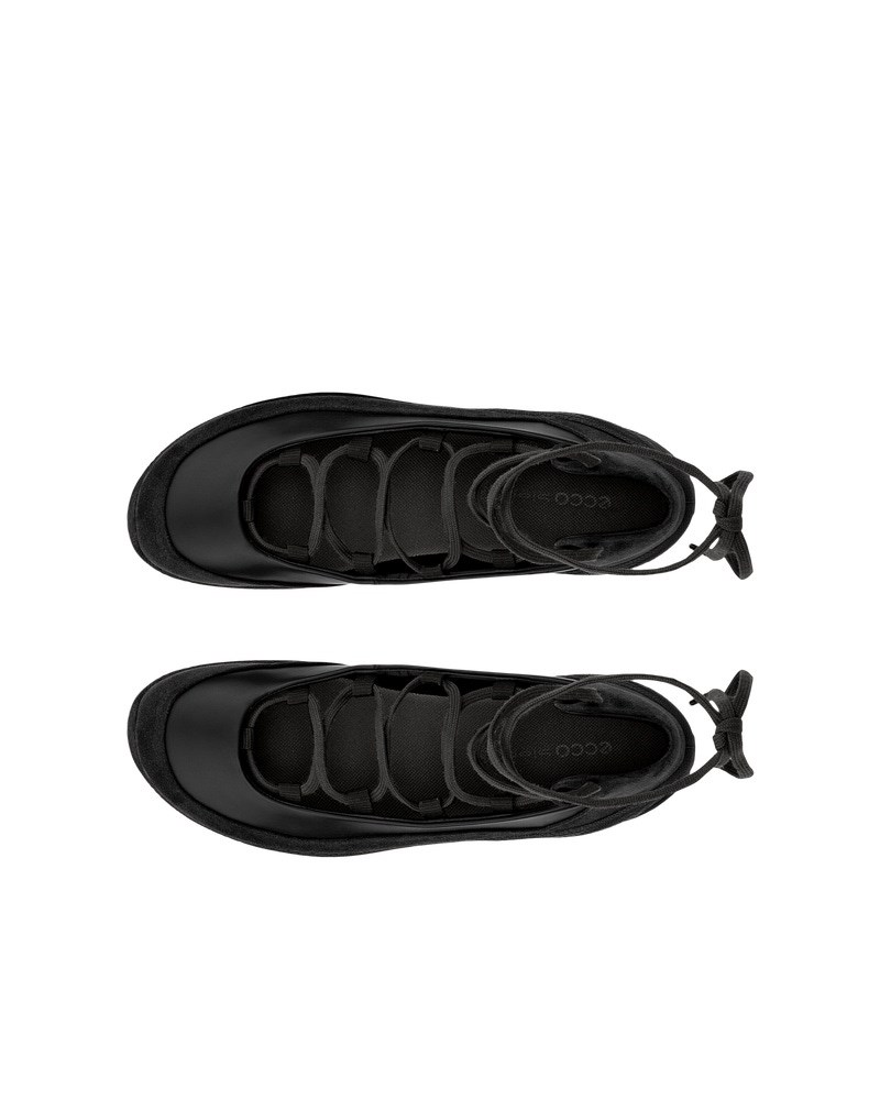 ECCO BIOM LITE Damen Lederballerina - Schwarz