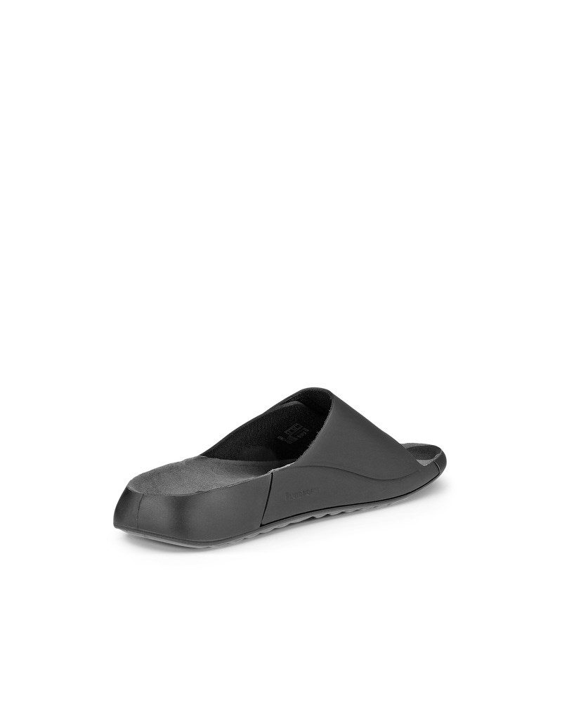 ECCO Cozmo Damen Lederpantolette - Schwarz