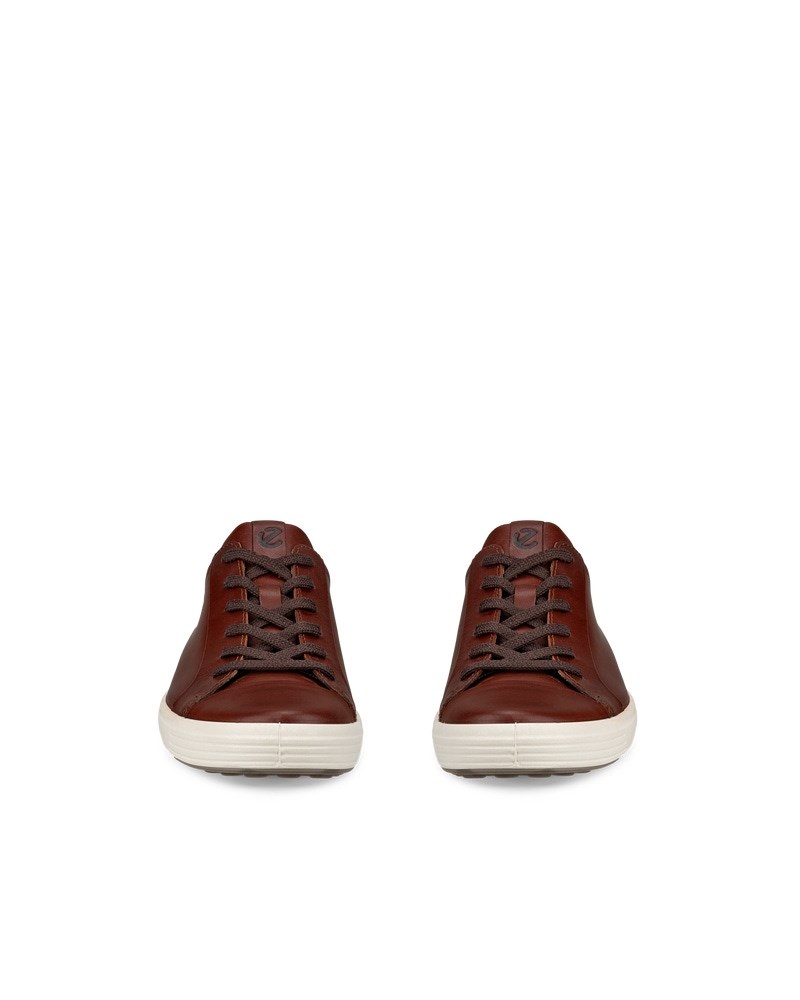 ECCO Soft 7 Herren Ledersneaker - Braun