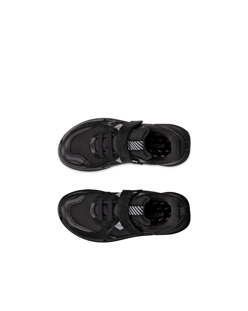 ECCO BIOM 2.2 Kinder Outdoor-Schuhe aus Leder - Schwarz