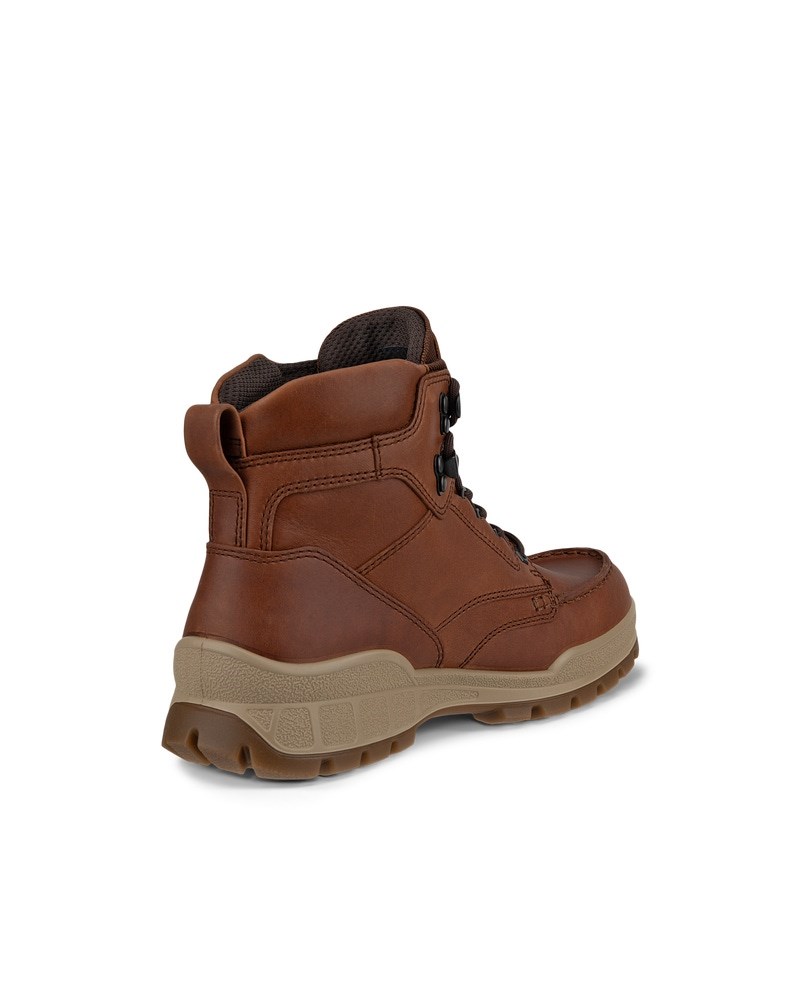 ECCO Track 25 Damen Halbhoher Stiefel aus Leder mit Gore-Tex - Braun